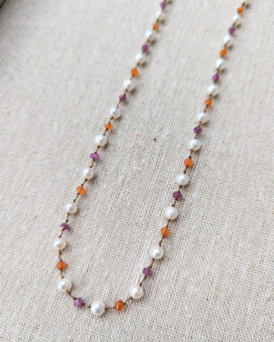 collier perle india zoom